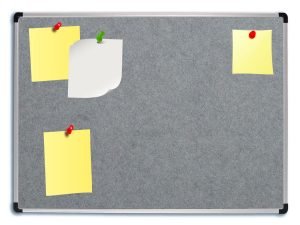 Текстильна дошка для нотаток  