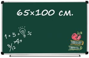 Дошка шкільна магнітна для крейди  