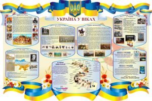 Стенд "Україна у віках" (Артикул: 3-1136)  
