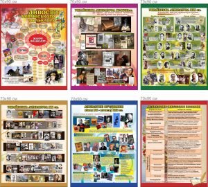 Комплект банерів з української літератури (Артикул: 7-УКРЛ-005)  