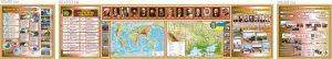 Комплект банерів в кабінет географії (Артикул: 7-ГЕО-001-3)  
