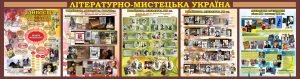 Банер з української літератури (Артикул: 7-УКРЛ-001-1)  