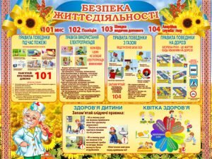 Куточок безпеки життєдіяльності (Артикул: 4-BG-0070)  