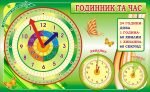 Стенд "Годинник та час"(Артикул: 3-0364)  