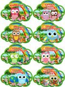 Наклейки "Осередки. Сови" (Артикул: 4-NK-632)  