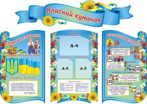 Набір стендів “Класний куточок” (Артикул: 3-0972)