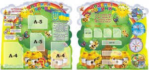 Набір стендів для НУШ "Класний куточок та Щоденні новини" (Артикул: 3-1401)  