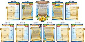 Велики набір стендів для оформлення шкільного коридору (Артикул: 3-1641)