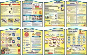 Набір стендів для оформлення класу безпеки (Артикул: 3-2134)  