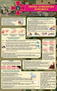 Стенд «Перша домедична допомога» (Артикул: 3-2145)
