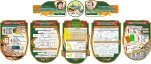 Набір стендів для кабінету математики (Артикул: 3-0672)  