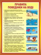 Стенд «Правила поведінки на воді» (Артикул: 3-1006)  