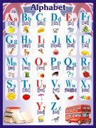 Стенд для кабінету англійської мови «Alphabet» (Артикул: 3-1765)  