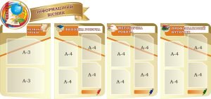 Набір стендів «Інформаційний вісник» (Артикул: 3-2177)