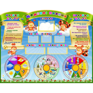 Стенд для НУШ "Щоденні новини" НУШ 0207  