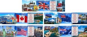 Набір стендів «Англомовні країни» (Артикул: 3-2083)  