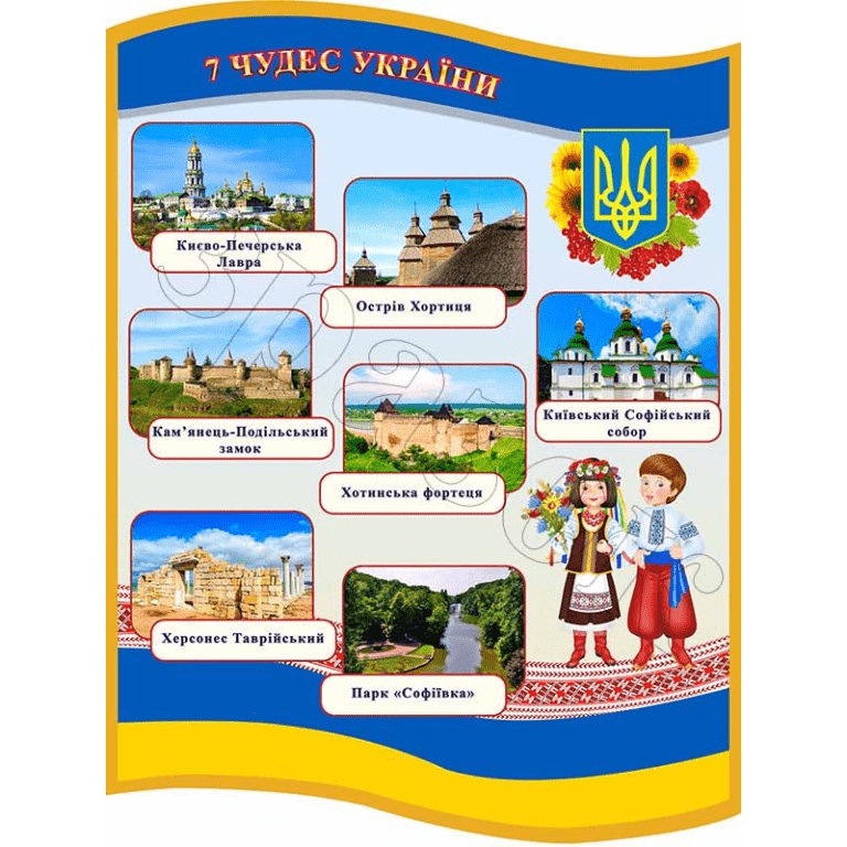 Стенди для школи • Державна символіка • Купити недорого