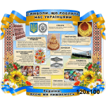 Стенд "Символи, що роблять нас українцями" СМ 0094  