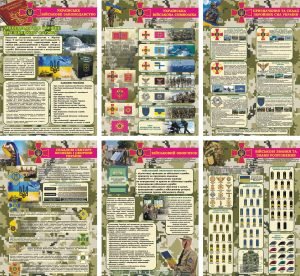 Набір стендів для оформлення кабінету «Захист України» (Артикул: 3-2223)