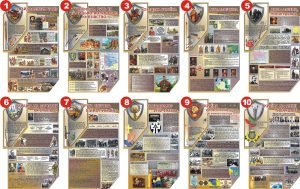 Стенд для оформлення кабінету історії в асортименті (Артикул: 3-0358)  