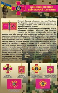 Стенд «Бойовий прапор військової частини» (Артикул: 3-2239)
