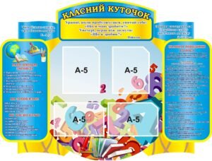 Стенд «Класний куточок» (Артикул: 3-2259)