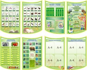 Набір стендів для кабінету біології (Артикул: 3-2267)  