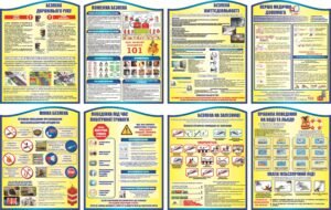 Набір наліпок для оформлення класу безпеки (Артикул: 3-2134)  