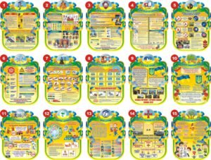 Наліпка для оформлення класу безпеки в асортименті (Артикул: 3-2135)  