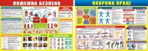 Набір наліпок «Пожежна безпека та охорона праці» (Артикул: 3-2181)  