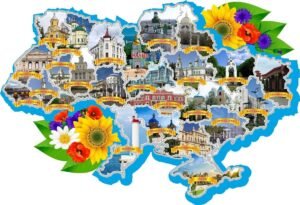 Наліпка «Моя Україна» (Артикул: 3-1803)  