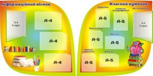 Інформаційний вісник + класний куточок (Артикул: 3-0423)  