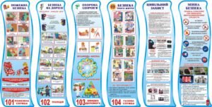 Набір наліпок з безпеки життєдіяльності (Артикул: 3-0951)  