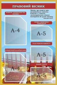 Стенд «Правова інформація для здобувачів освіти» (Артикул: 3-0522)  