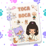 Альбом на липучках “Тока Бока гардероб”  