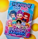 Ігровий альбом на липучках К ПОП «Полювальниці на демонів» а4 формат  