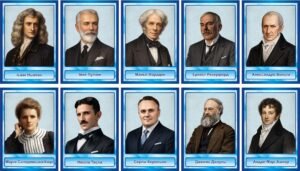 Пластикові стенди «Історія фізики в обличчях» (Код: 3-1042)  