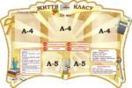 Стенд «Життя класу» для оформлення кабінету математики (АРТИКУЛ: 3-2337)  