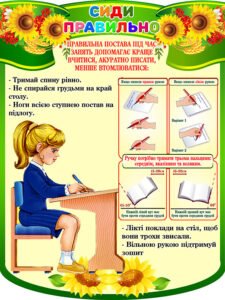 Стенди “Сиди правильно (Артикул: 4-NK_8561)  