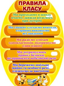 Стенди "Правила класу" (Артикул: 4-NK_993)  