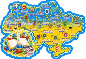 Стенд "Карта України" (Артикул: 4_УЗ_0021)  