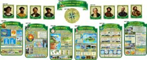 Інформаційні пластикові стенди «Світ географії» (Артикул: 3-1157)  